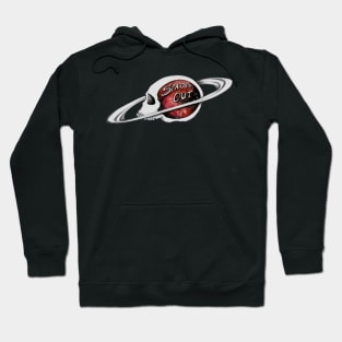 Spaced Out- Red Hoodie